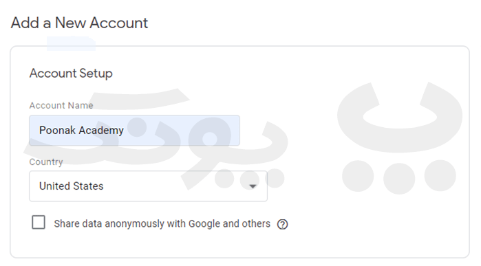 ایجاد حساب کاربری در Google Tag Manager