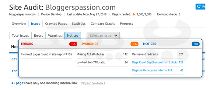 اعلان ابزار Semrush